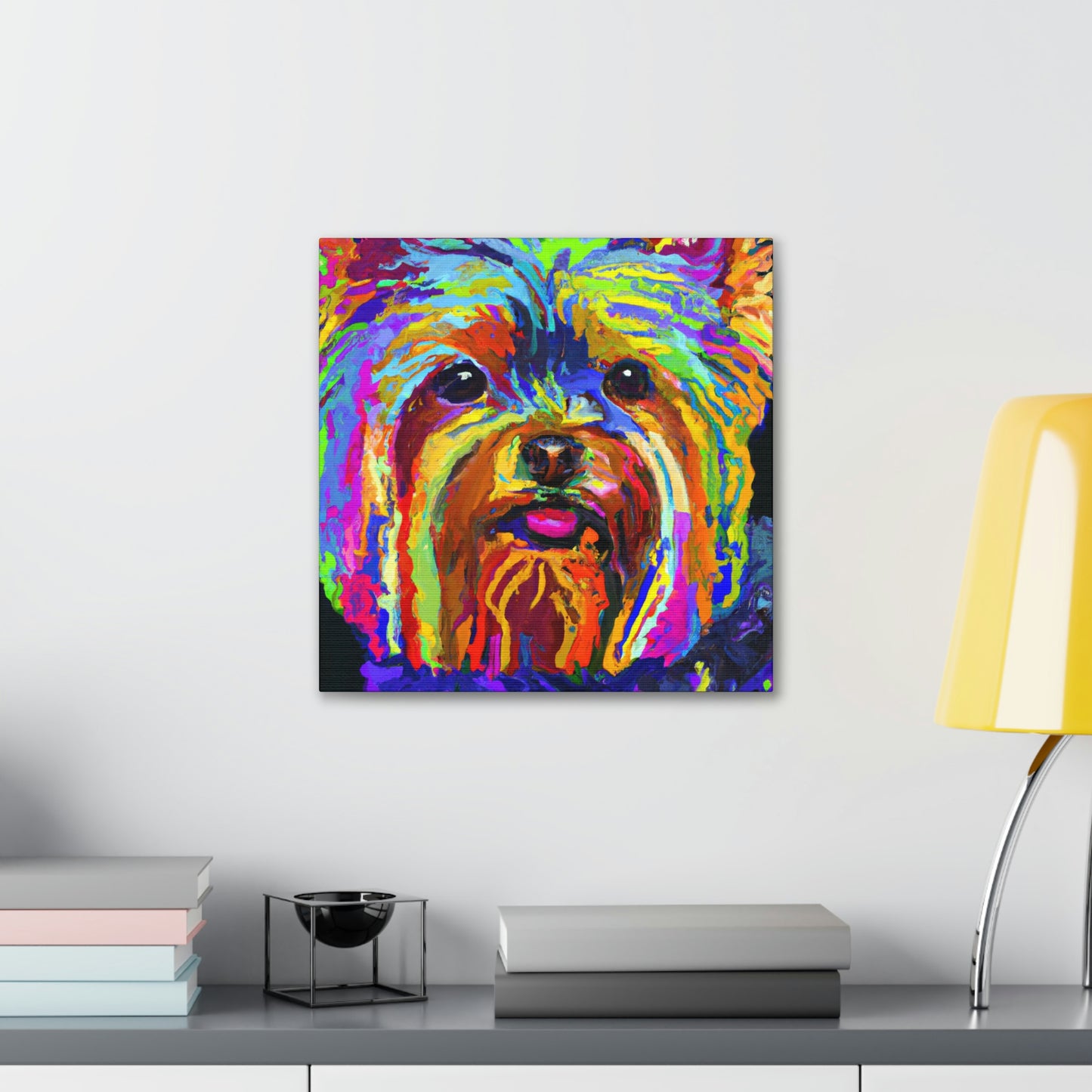 "Yorkshire Terrier Fauvism" - Canvas