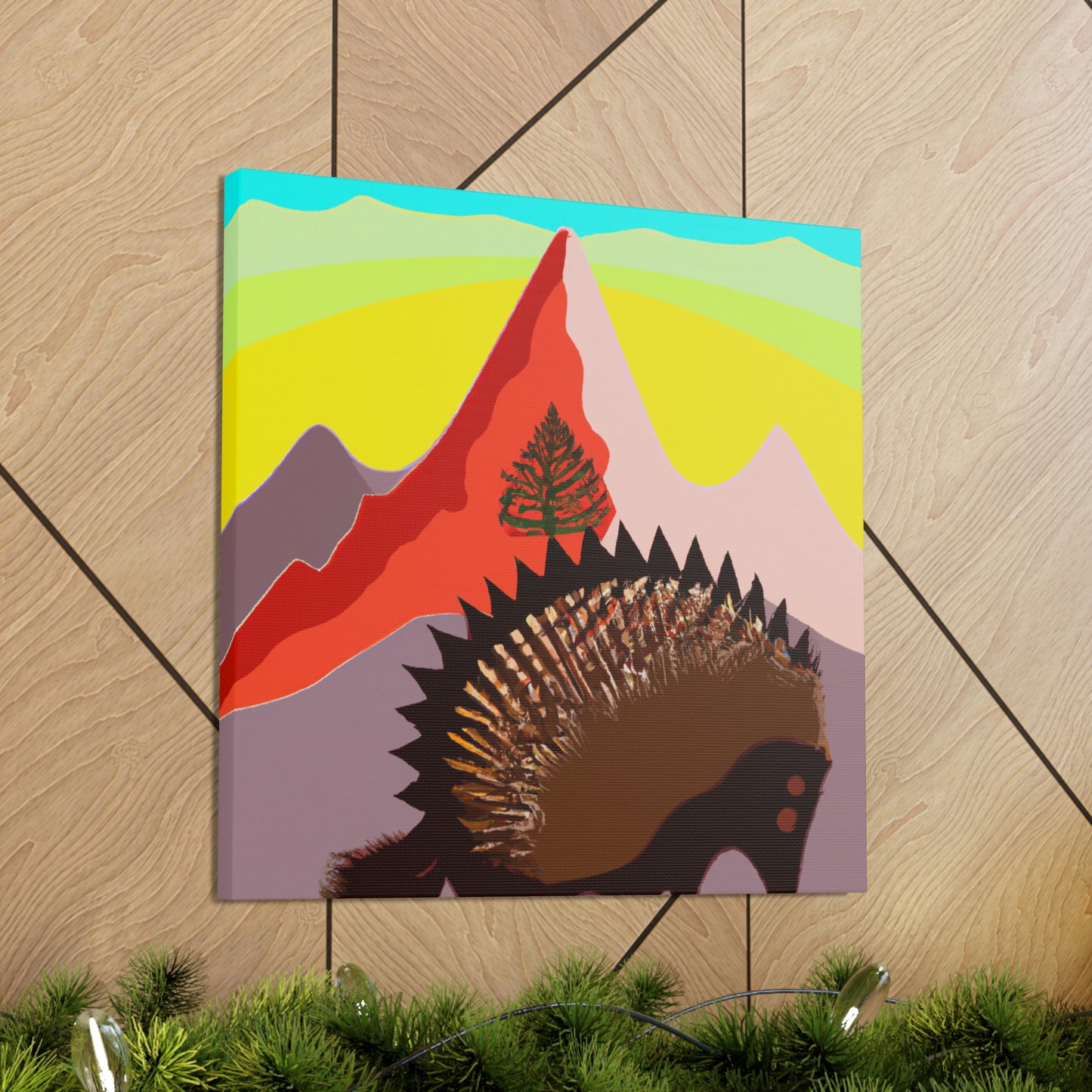 "Porcupine's Glitzy Glamour" - Canvas