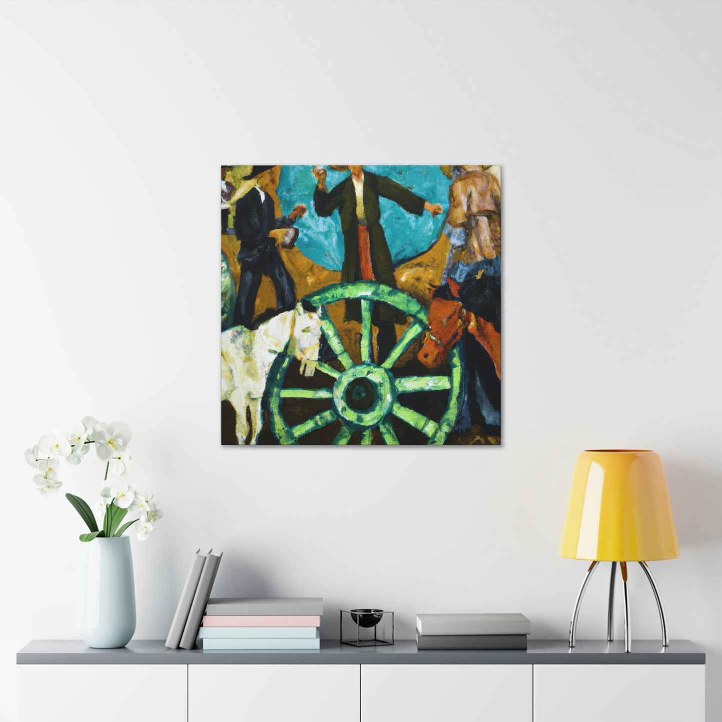 "Wheels of Transcendence" - Canvas