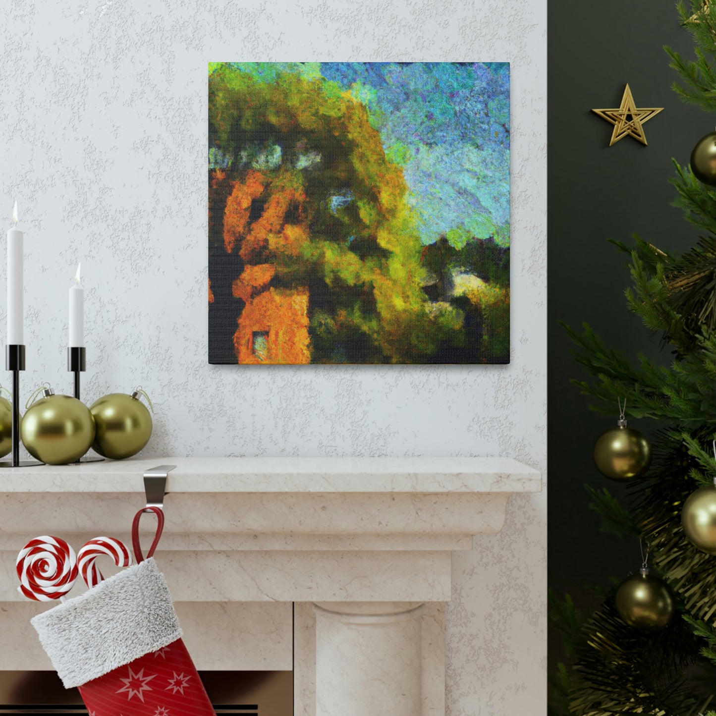 Oak Tree Splendor. - Canvas