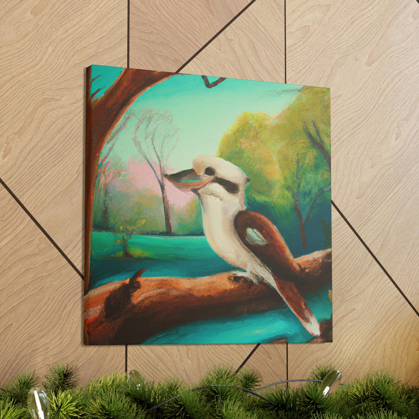 Kookaburra's Majesty Painting - Canvas