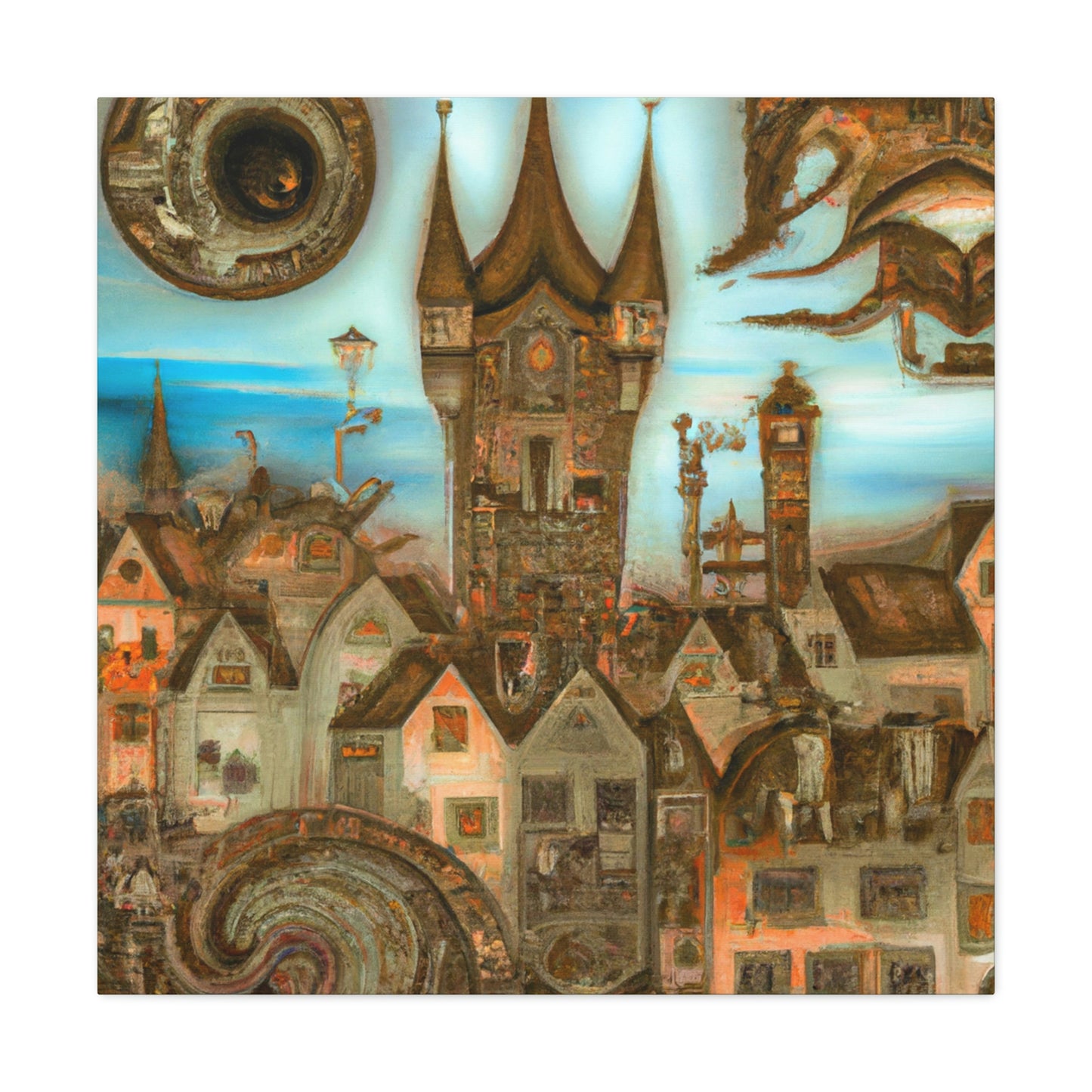 "Tudor Clockwork Dream" - Canvas