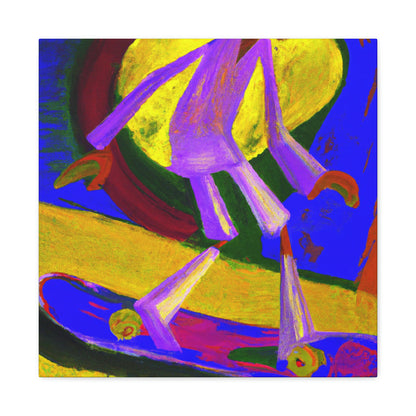 Skateboarding Expressionism - Canvas