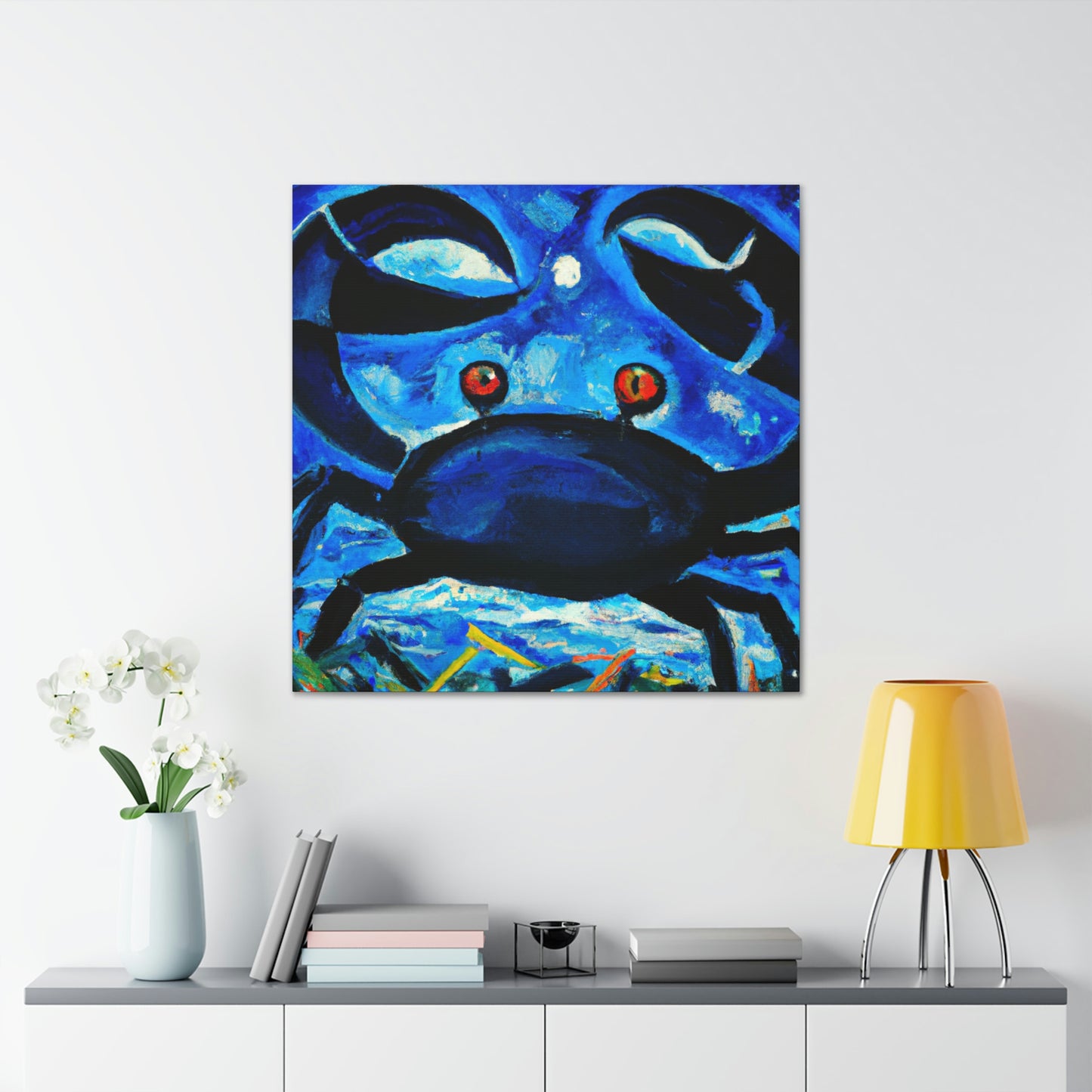 Crab March Expressionism - Canvas