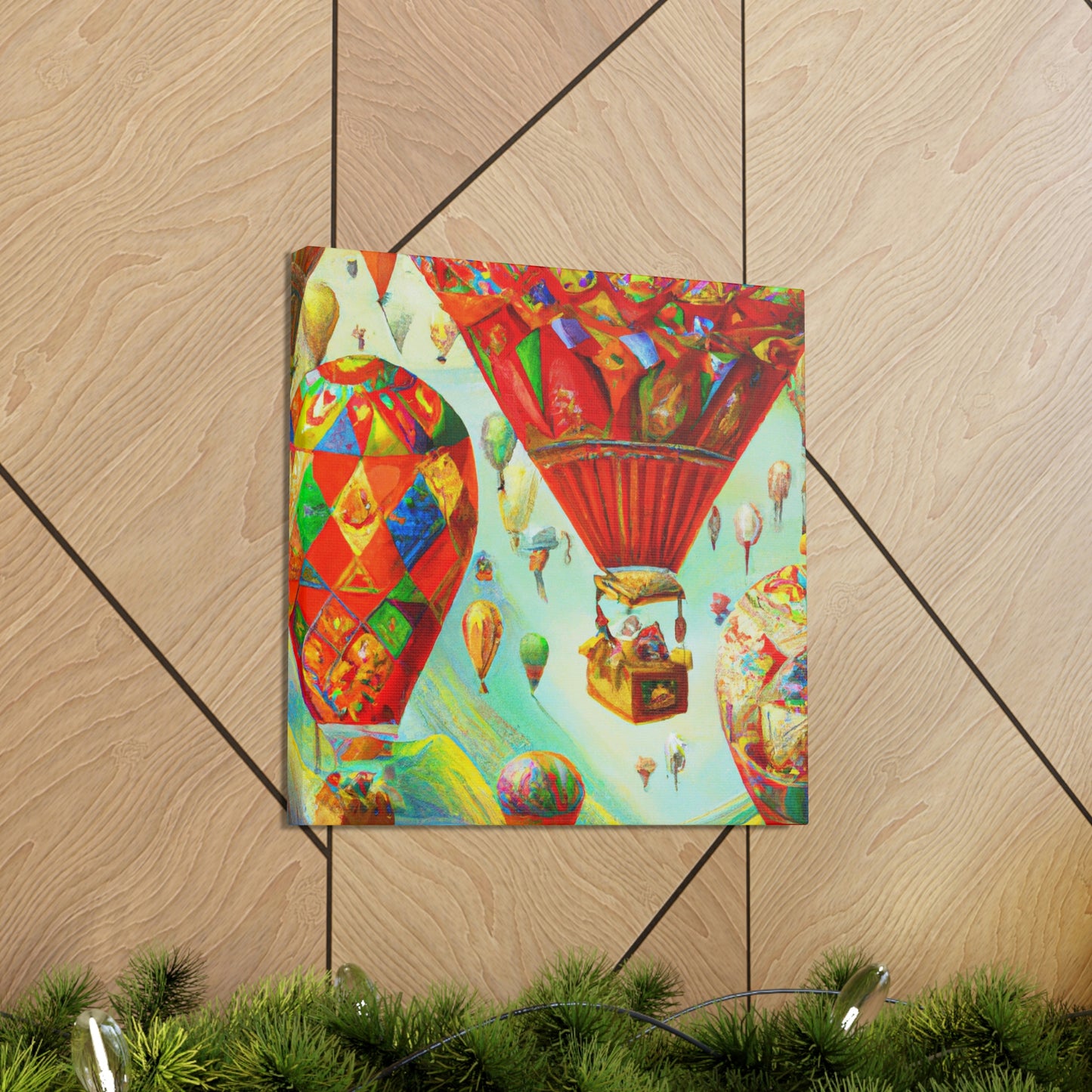 "Floating Hot Air Dream" - Canvas