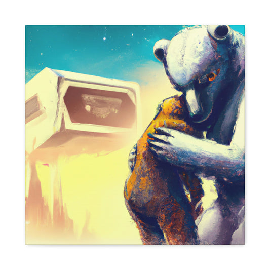 Love's Embrace Bear - Canvas