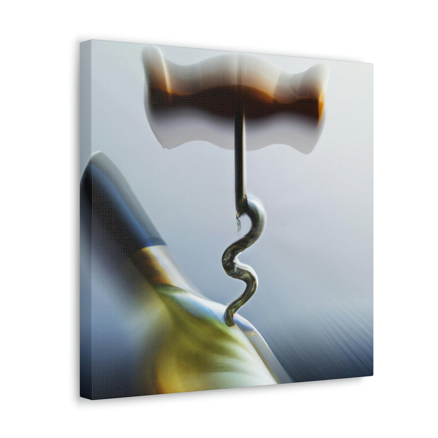 "Corkscrew in Abstract Art" - Canvas