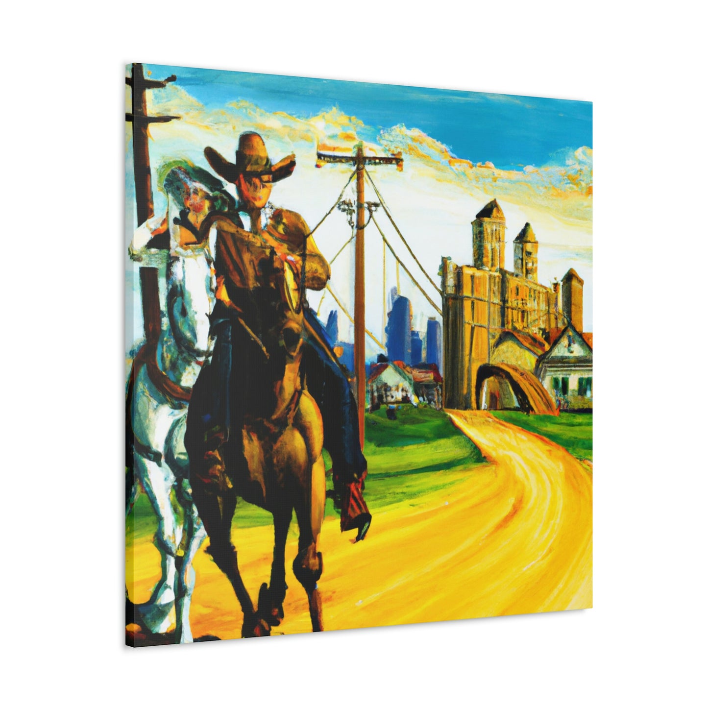 Frontier Town Splendor - Canvas