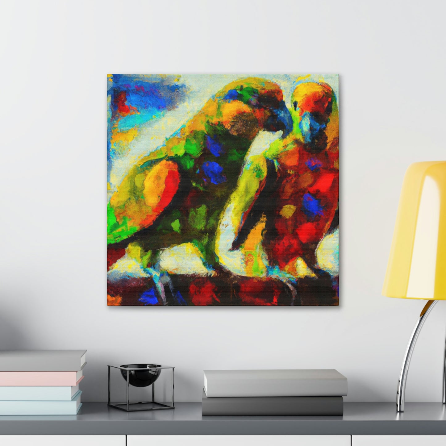 "Pionus Mystic Journey" - Canvas