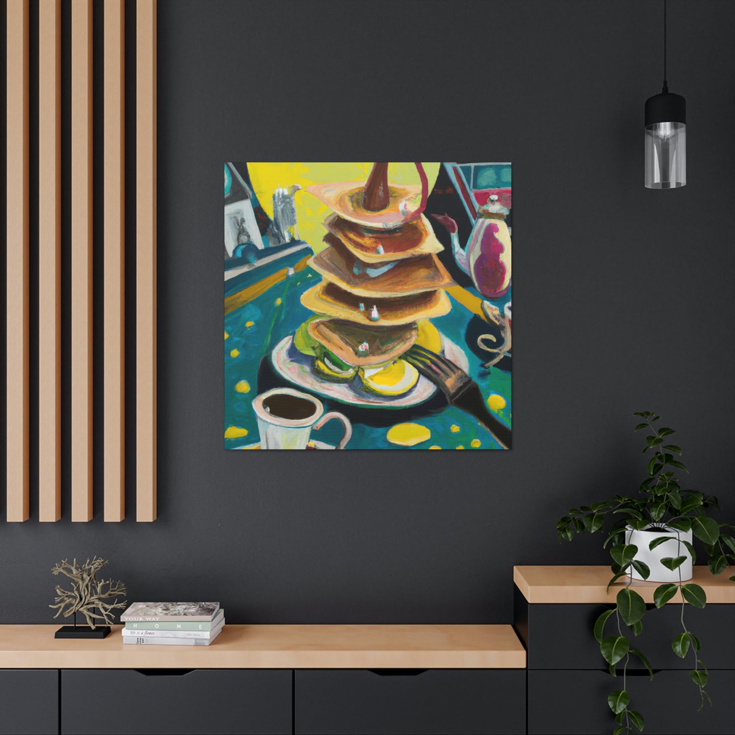 "Pancakes in Surrealism" - Canvas