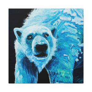 Polar Bear's Embrace - Canvas