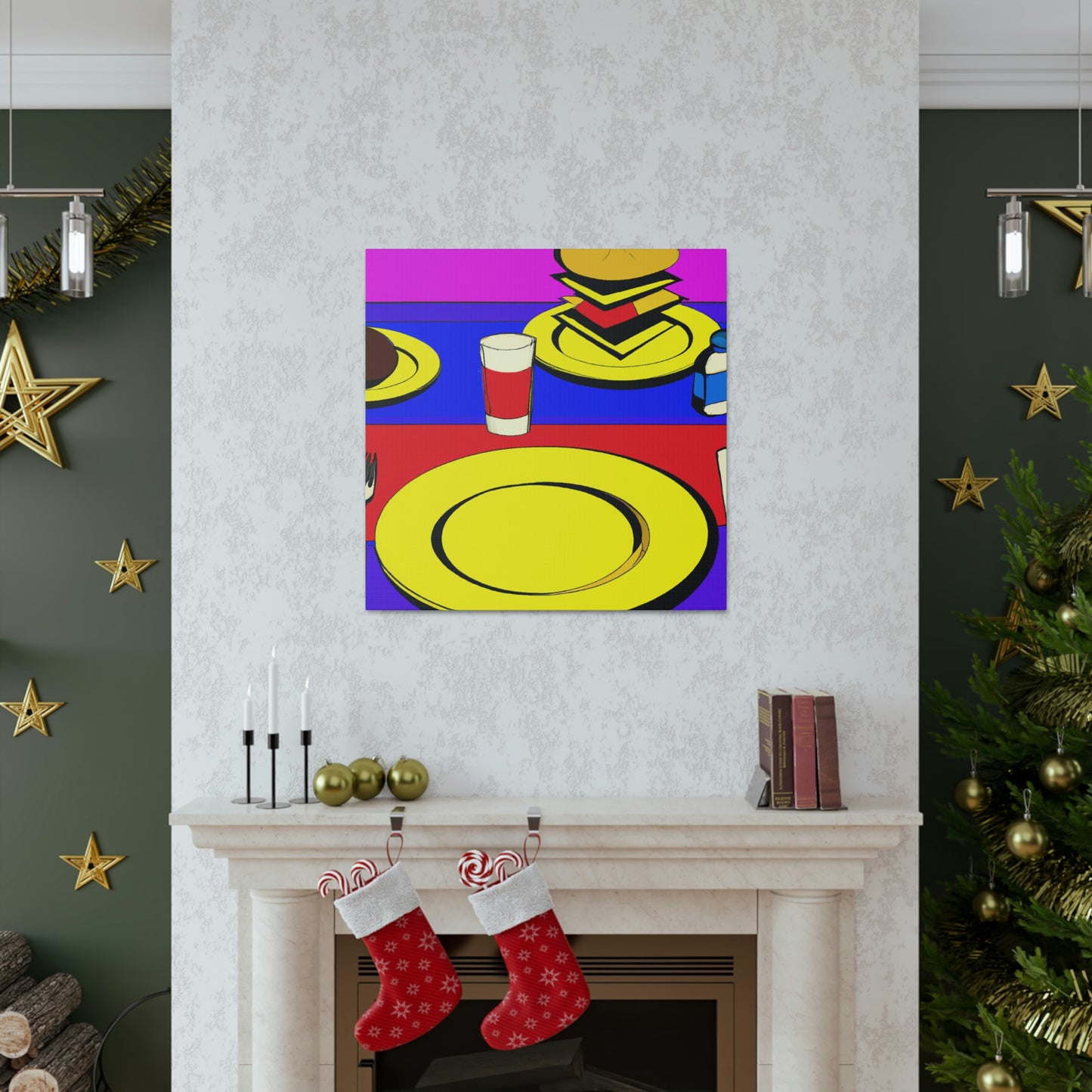 Dining in Pop Art - Canvas