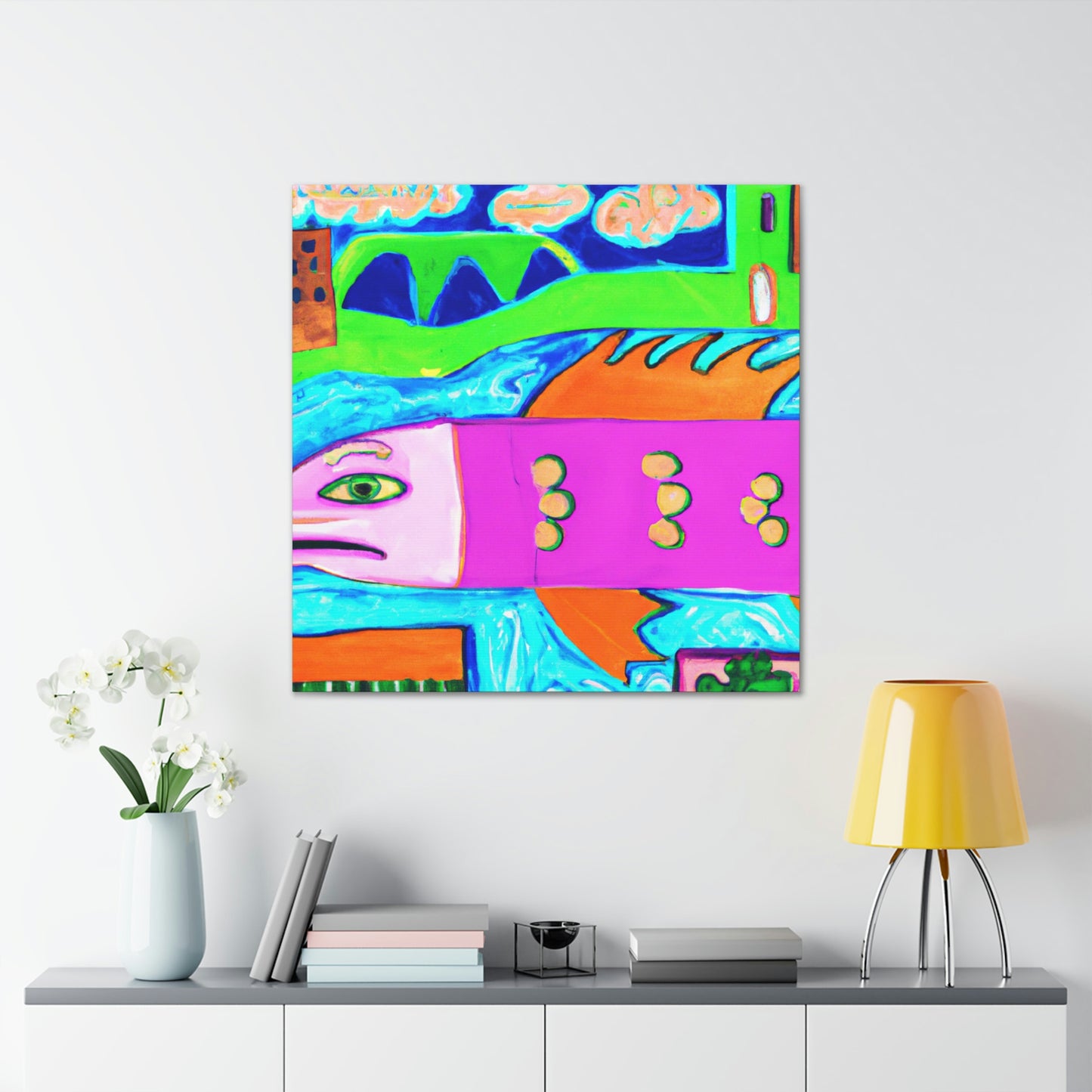 Salmon in Splendor - Canvas