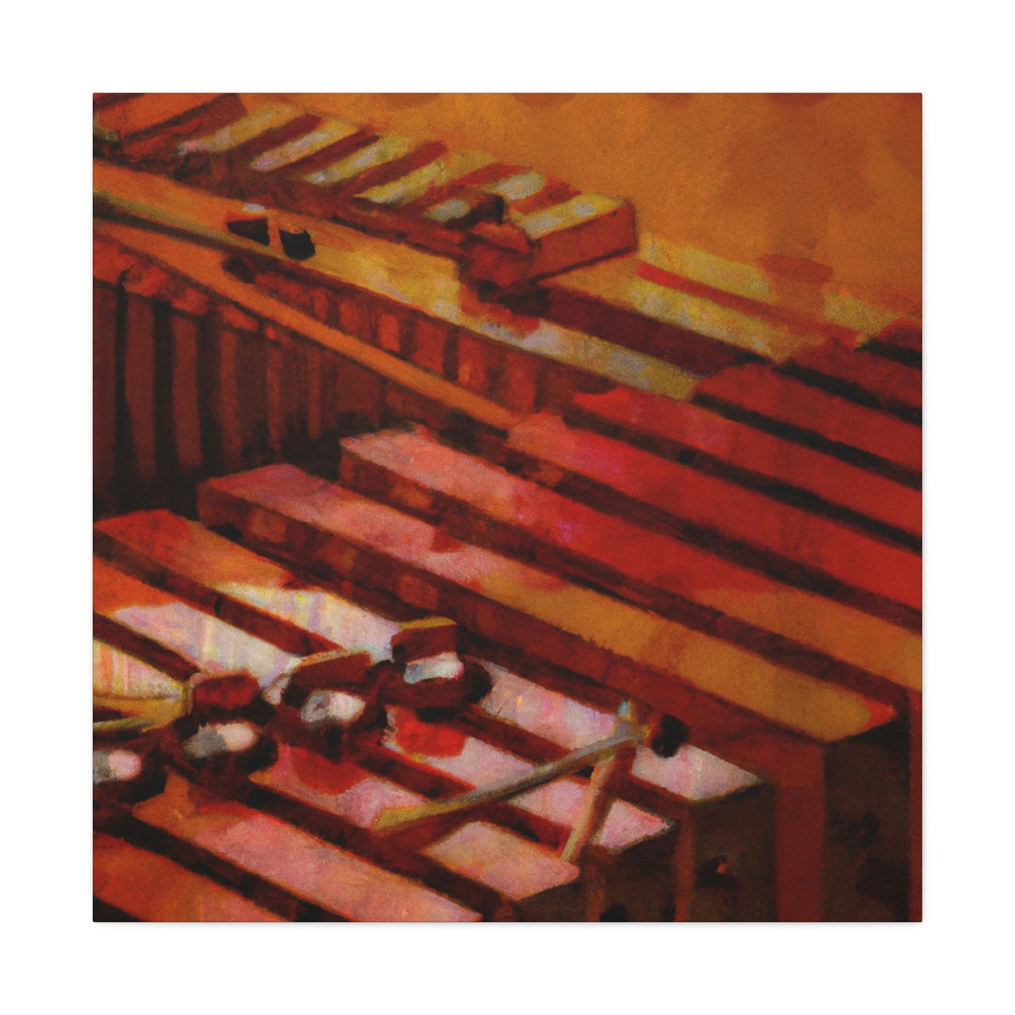 Xylophone in Deco Style - Canvas