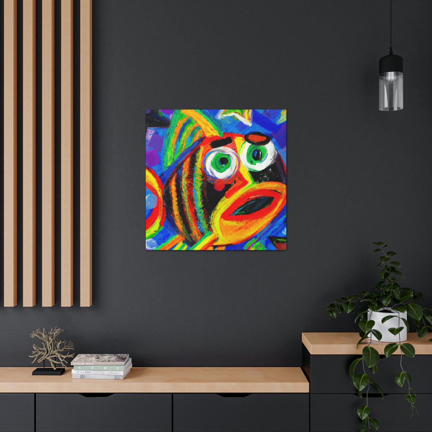 Rainbow Fish Harmony - Canvas