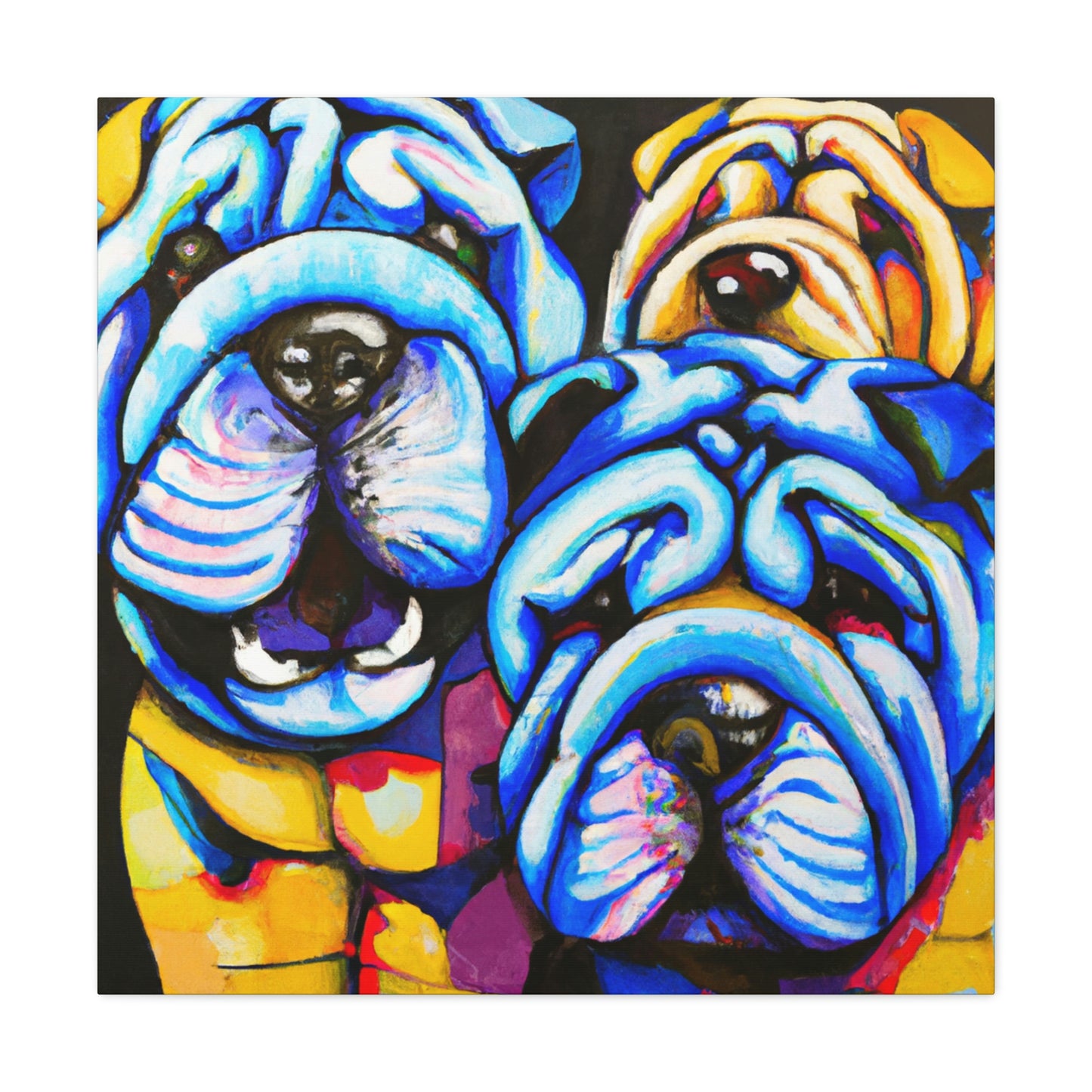 "Shar Pei Abstract Dream" - Canvas