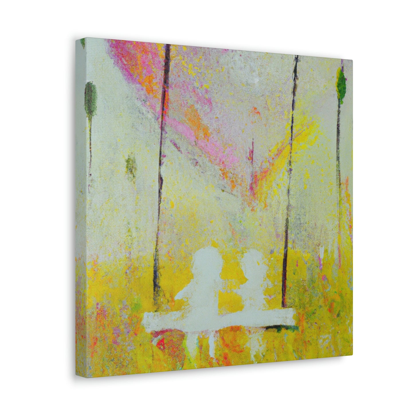 Love on the Swing - Canvas