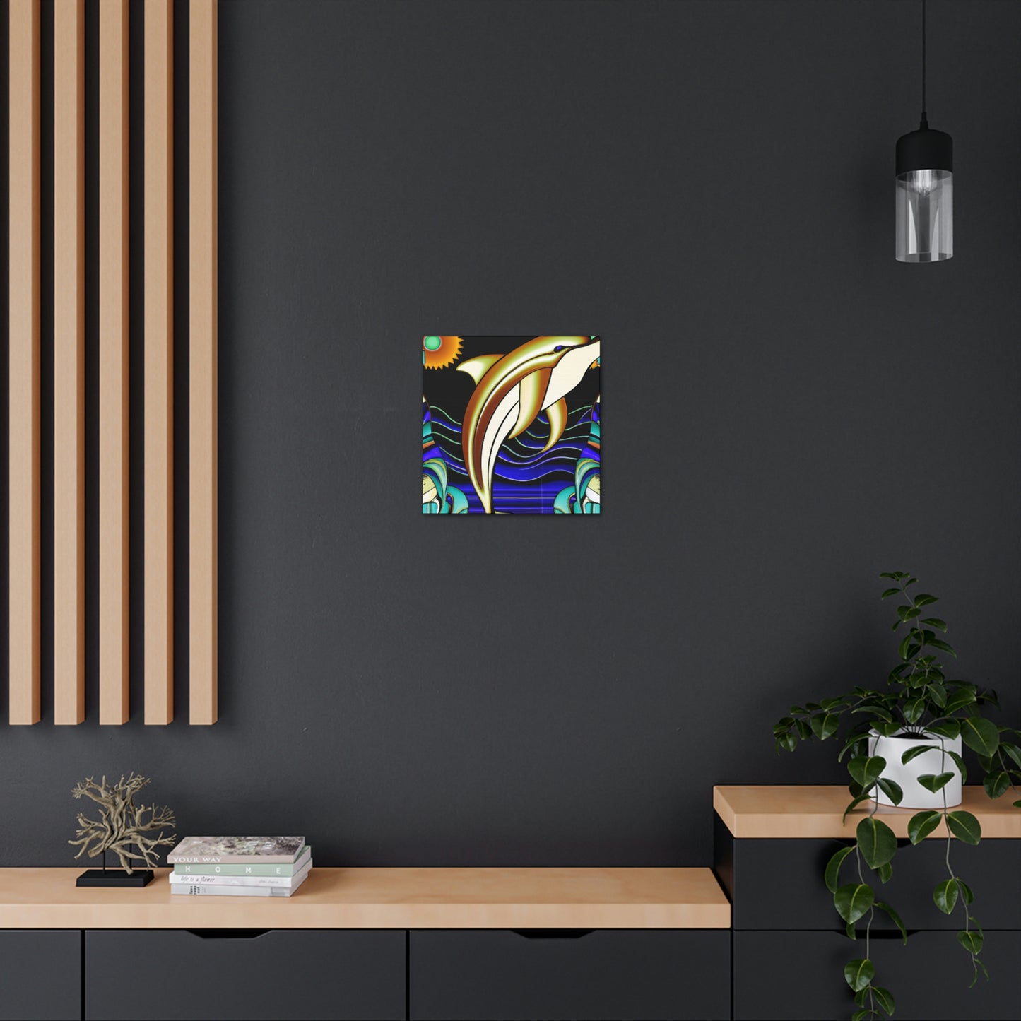 "Dance of the Dolphins" - Canvas