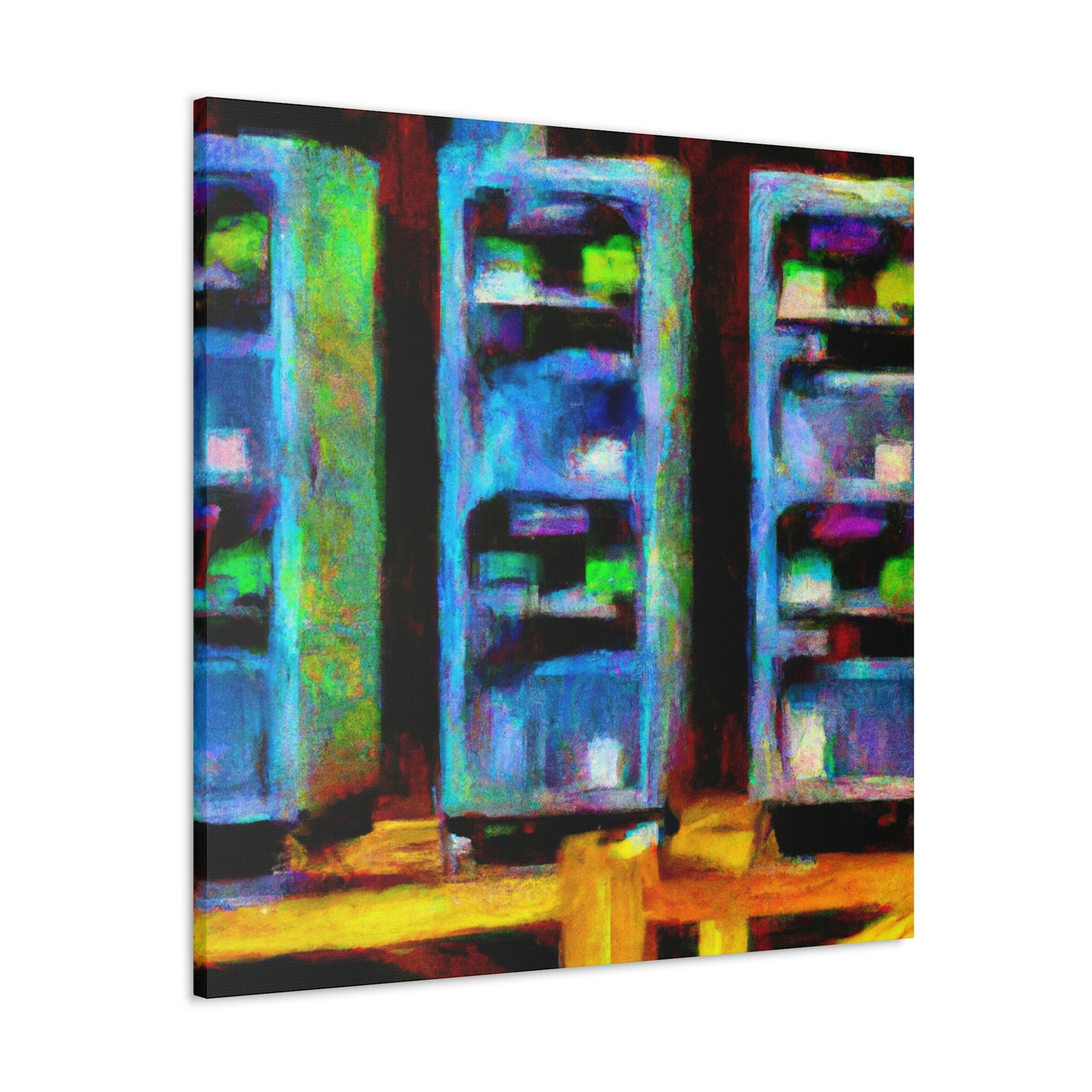 "Digital Tech Impressionism" - Canvas