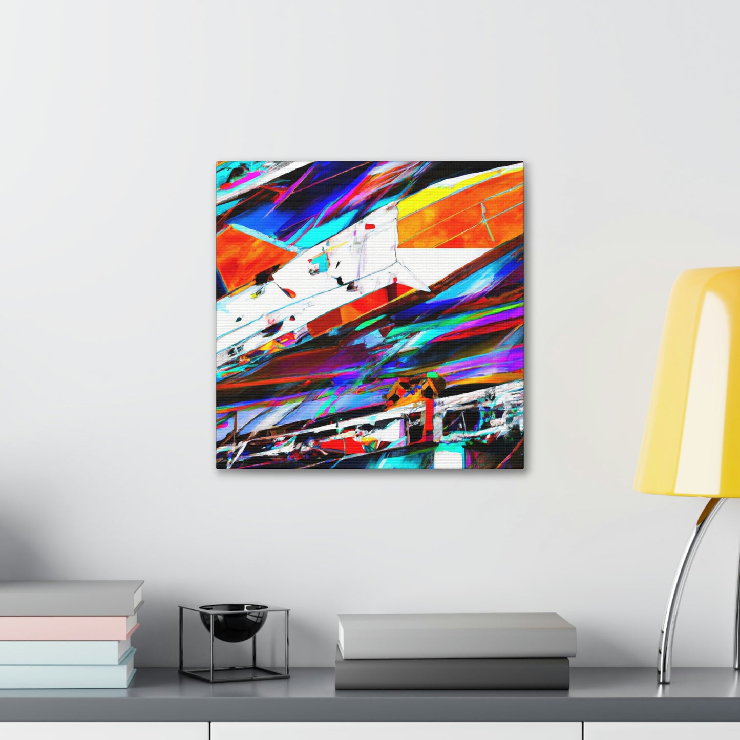 "Space Shuttle Fauvism" - Canvas