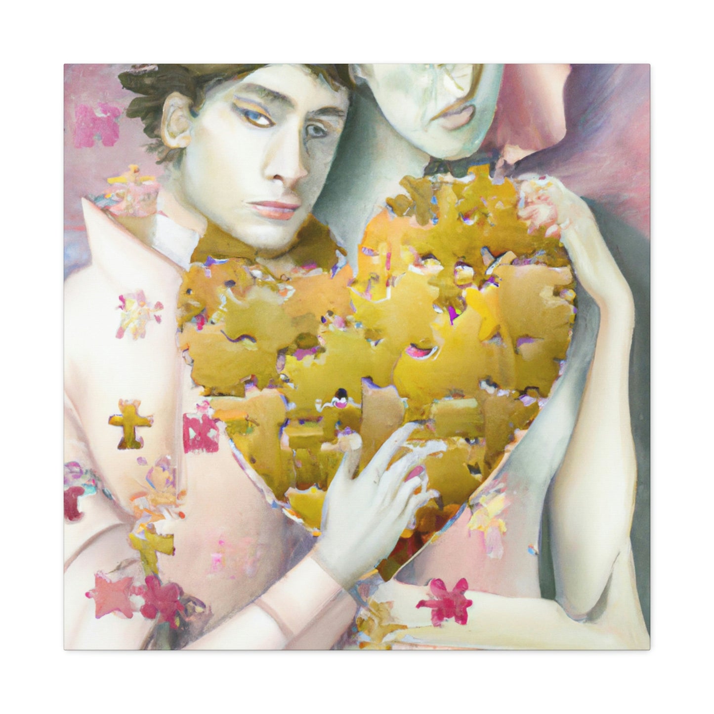 Love's Puzzling Dance - Canvas