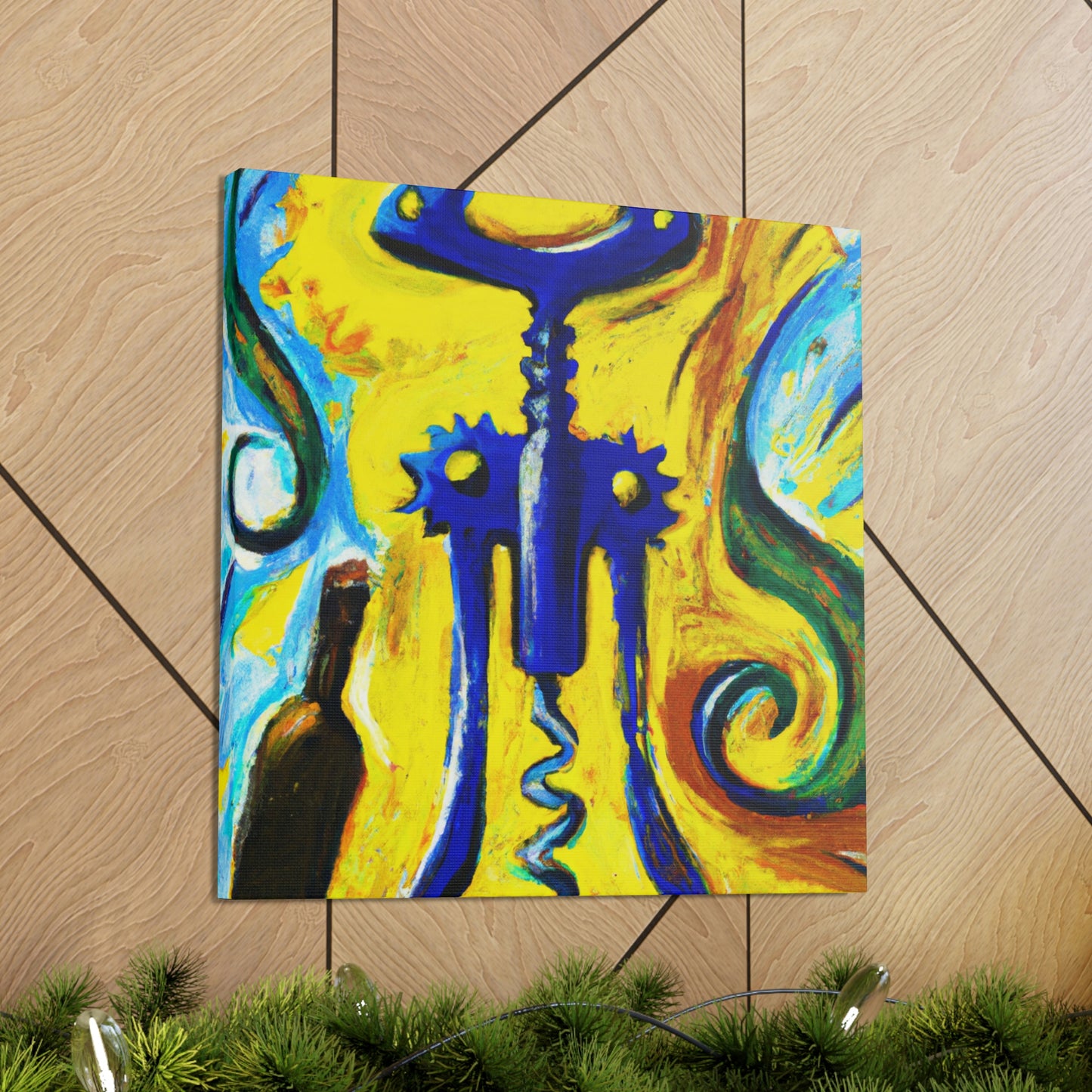 "The Corkscrew's Winding Dance" - Canvas