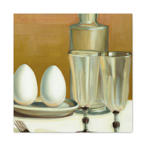 "Eggs in Art Deco". - Canvas