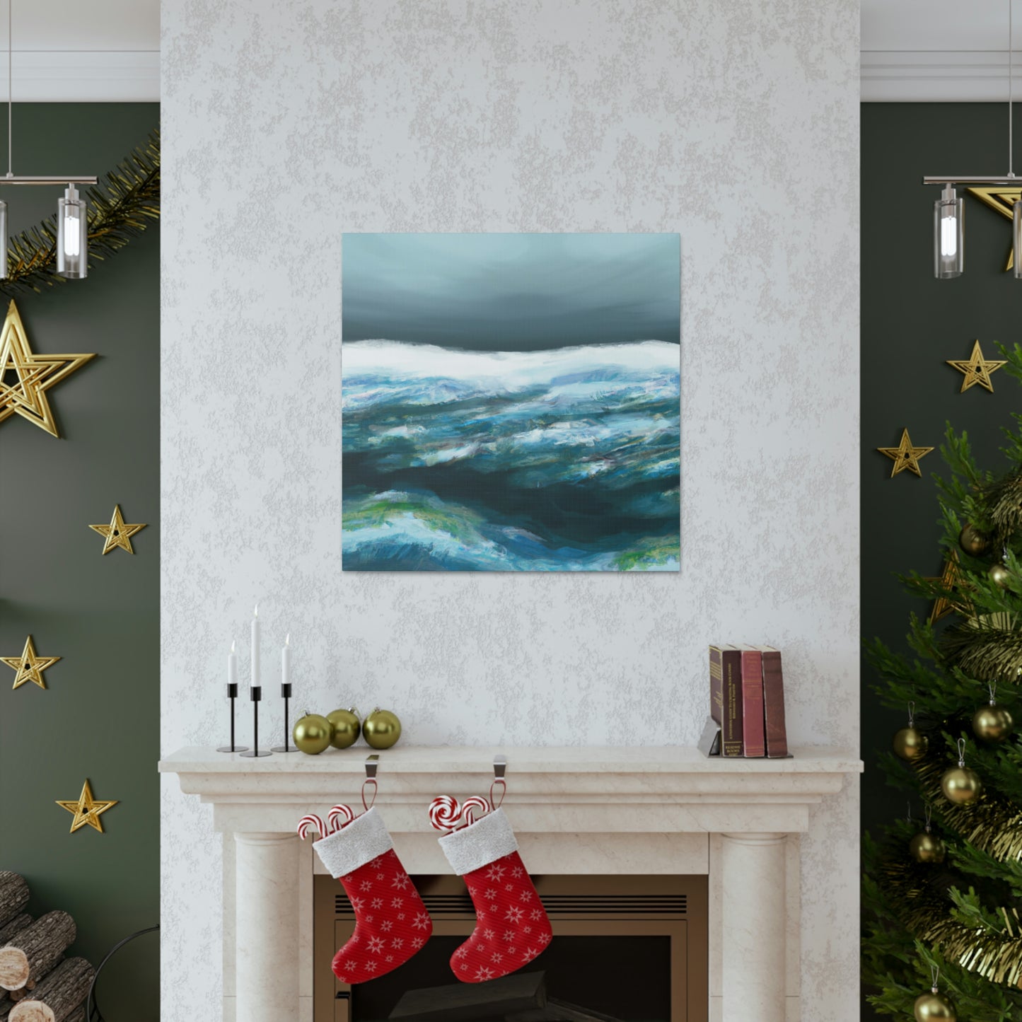 Deep Sea Reflections - Canvas