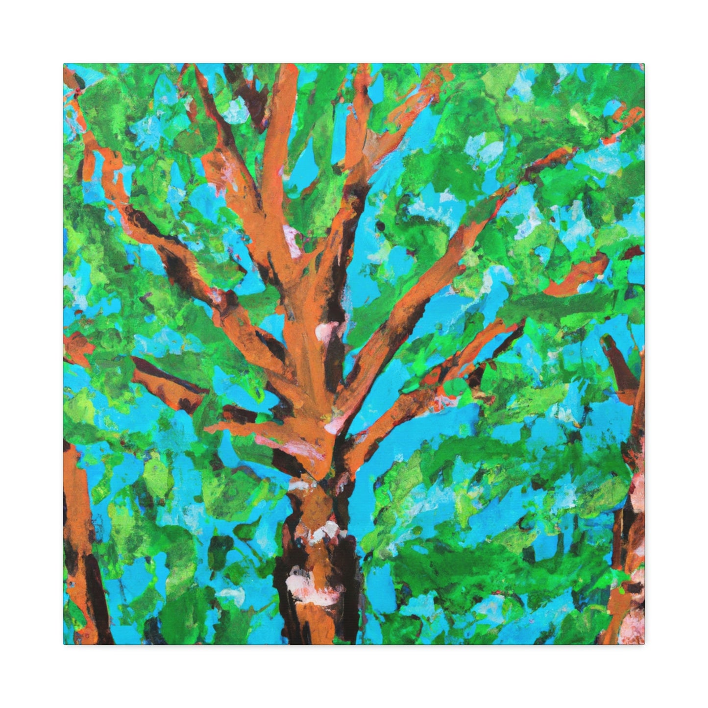 Beech Tree Expressionism - Canvas