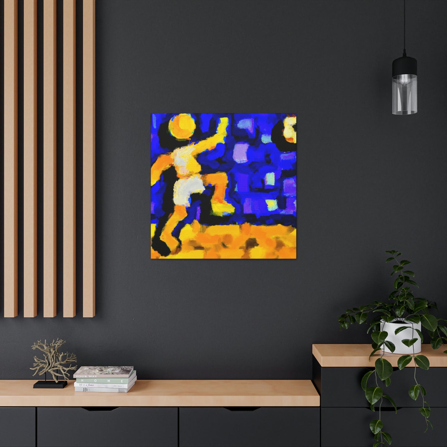 "Soccer in the Abstract" - Canvas