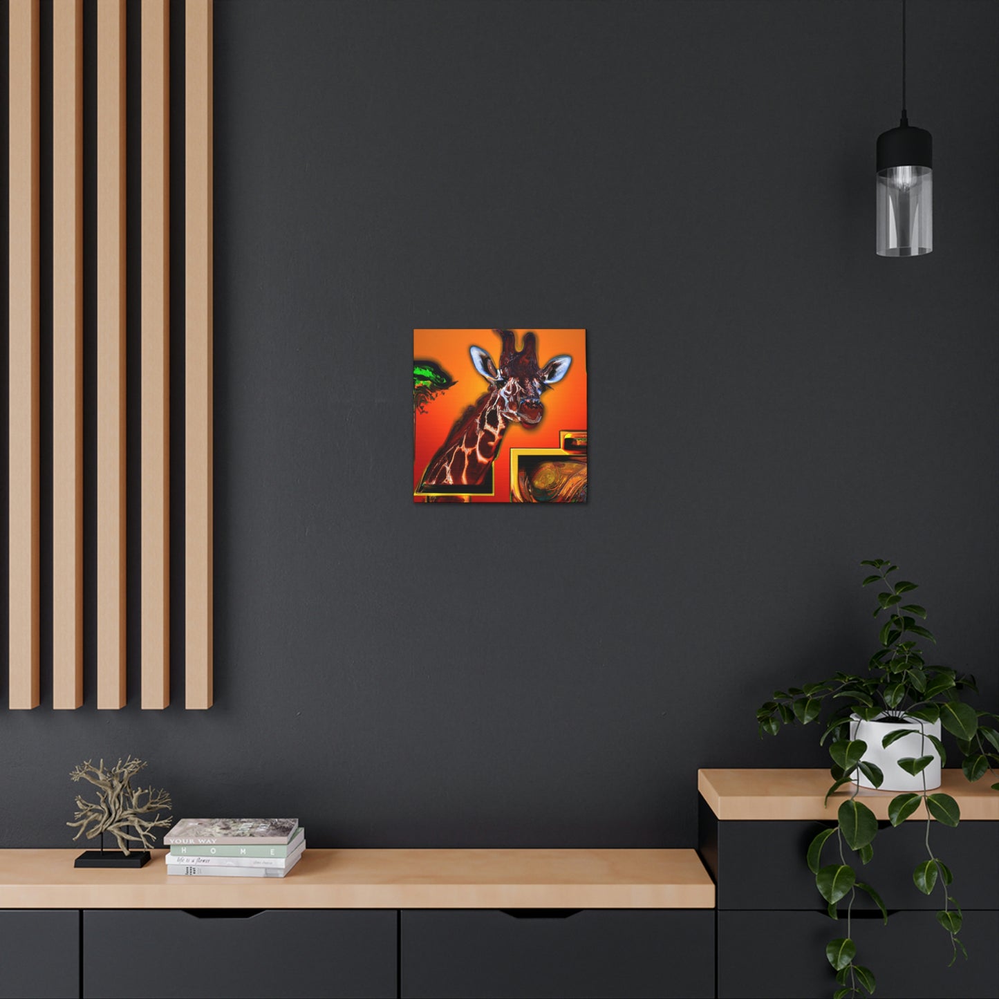 Giraffe in Art Deco - Canvas