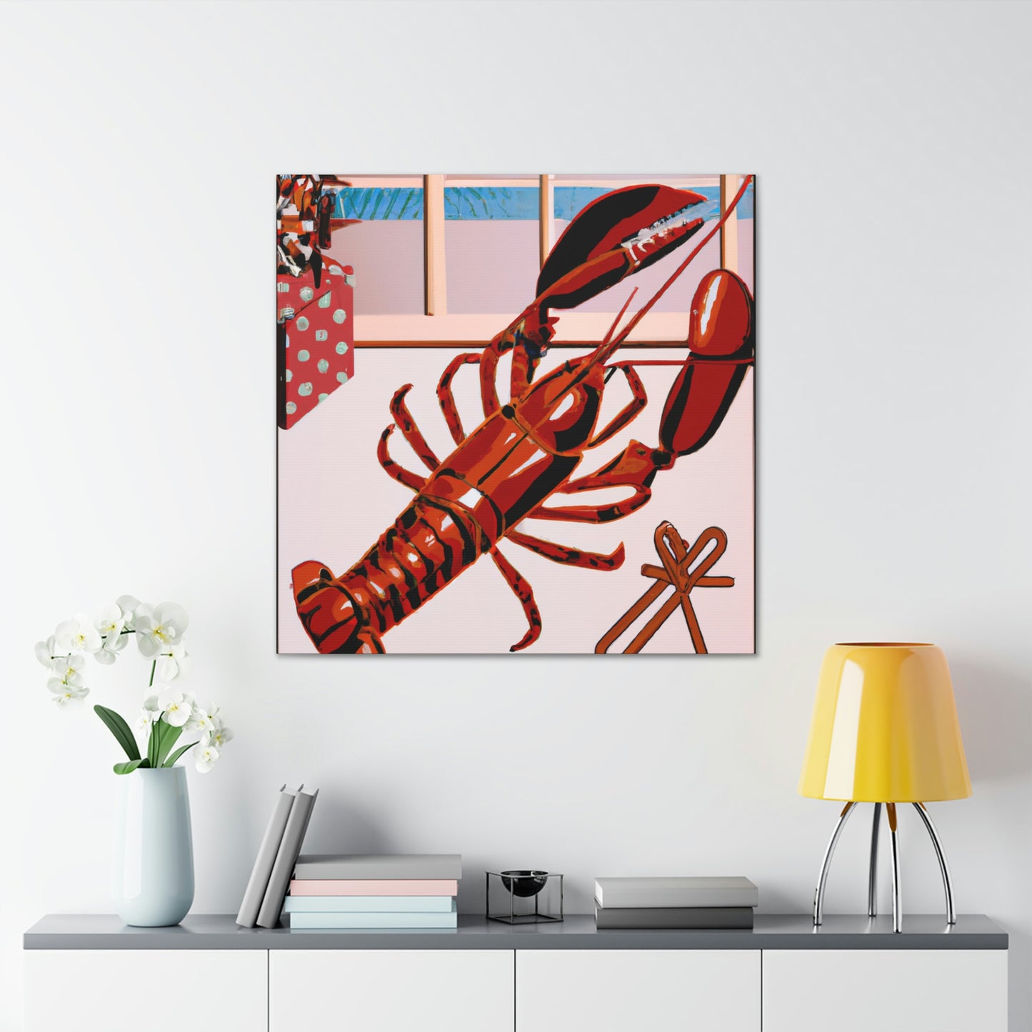 "Lobster's Glow Glamours" - Canvas