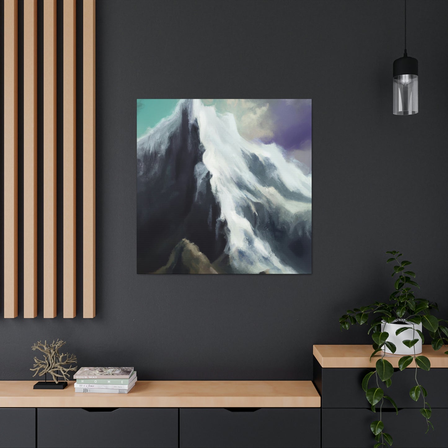 "Snowy Mountain Majesty" - Canvas