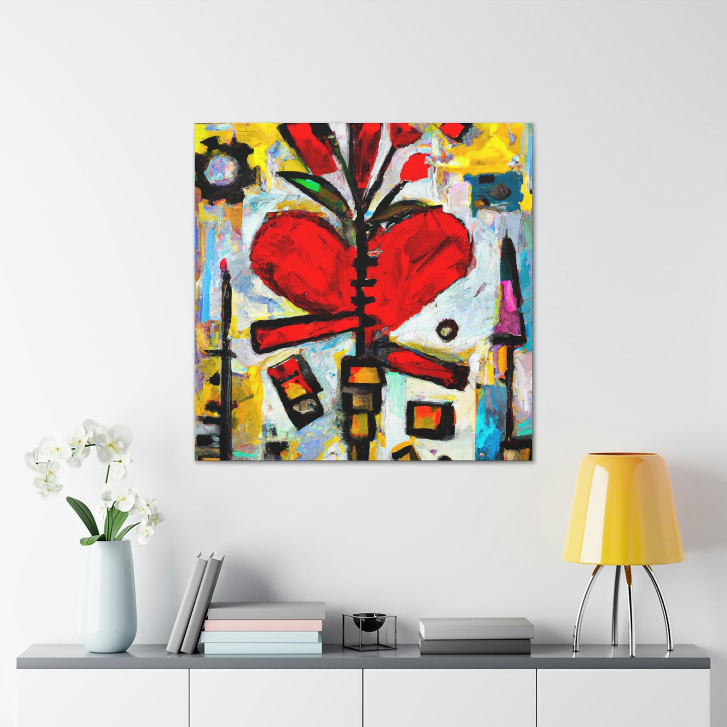 Love Bouquet Embrace - Canvas