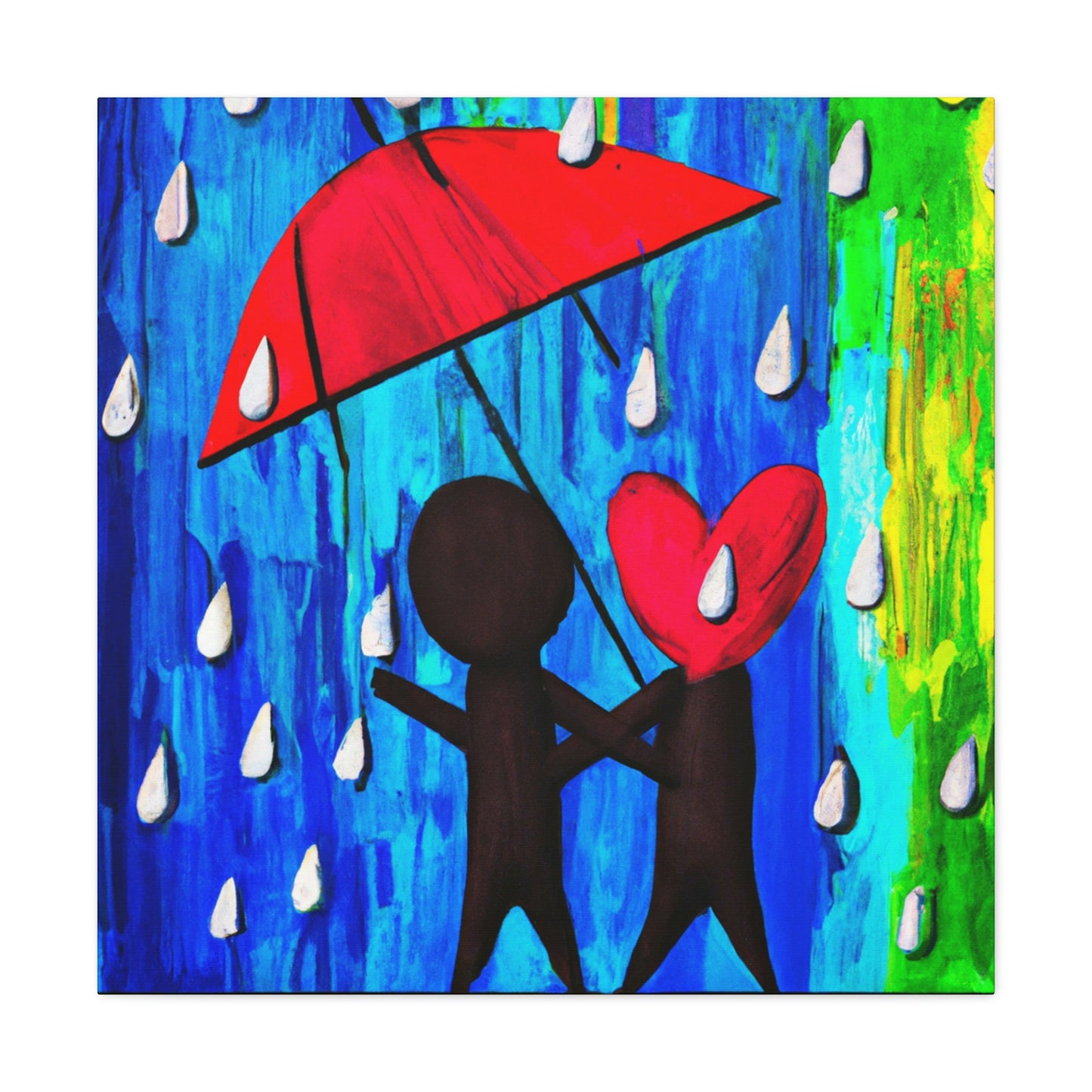 Love in the Rain - Canvas