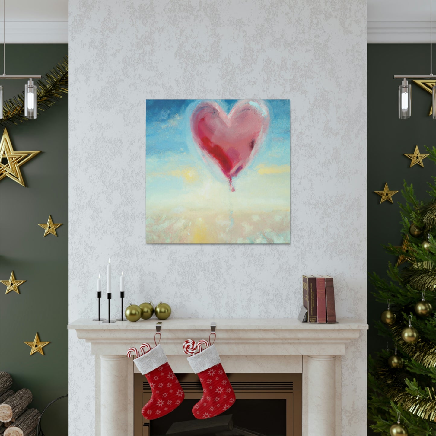 "Heart in the Air" - Canvas