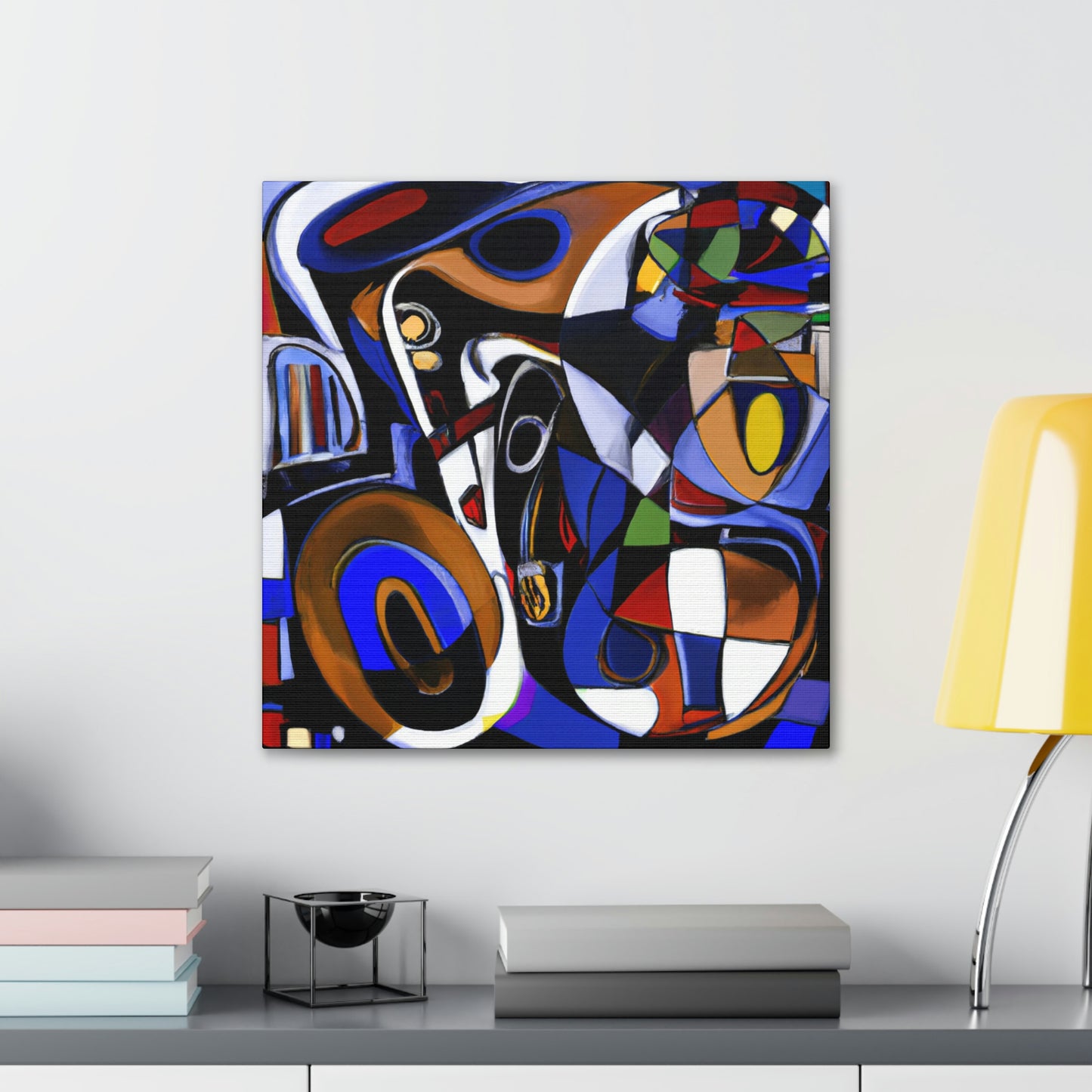 "Saxophone Jazz Improvise" - Canvas