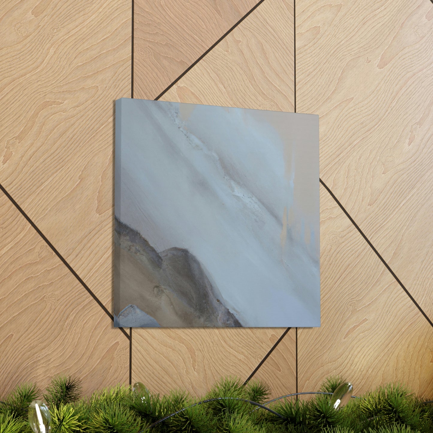 "Glacier in Expressionism" - Canvas