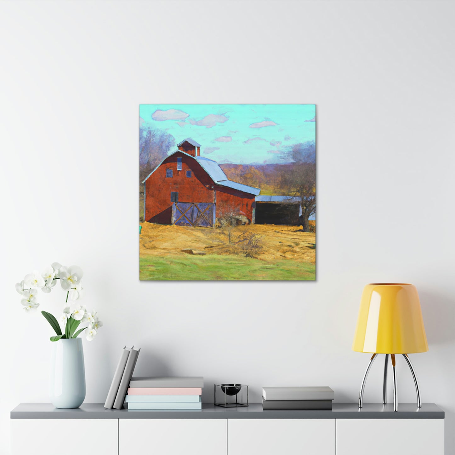 "Barn in the Countryside" - Canvas