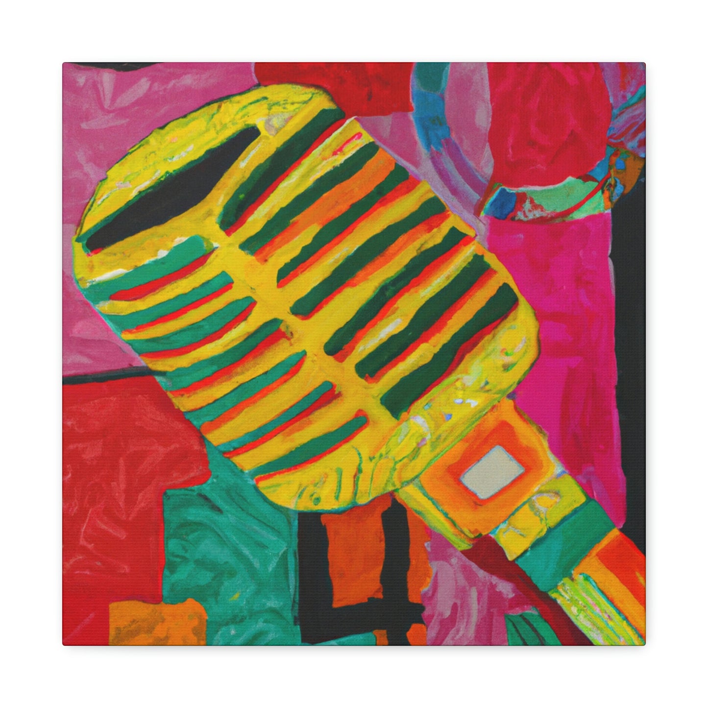 "Voice of the Microphone" - Canvas