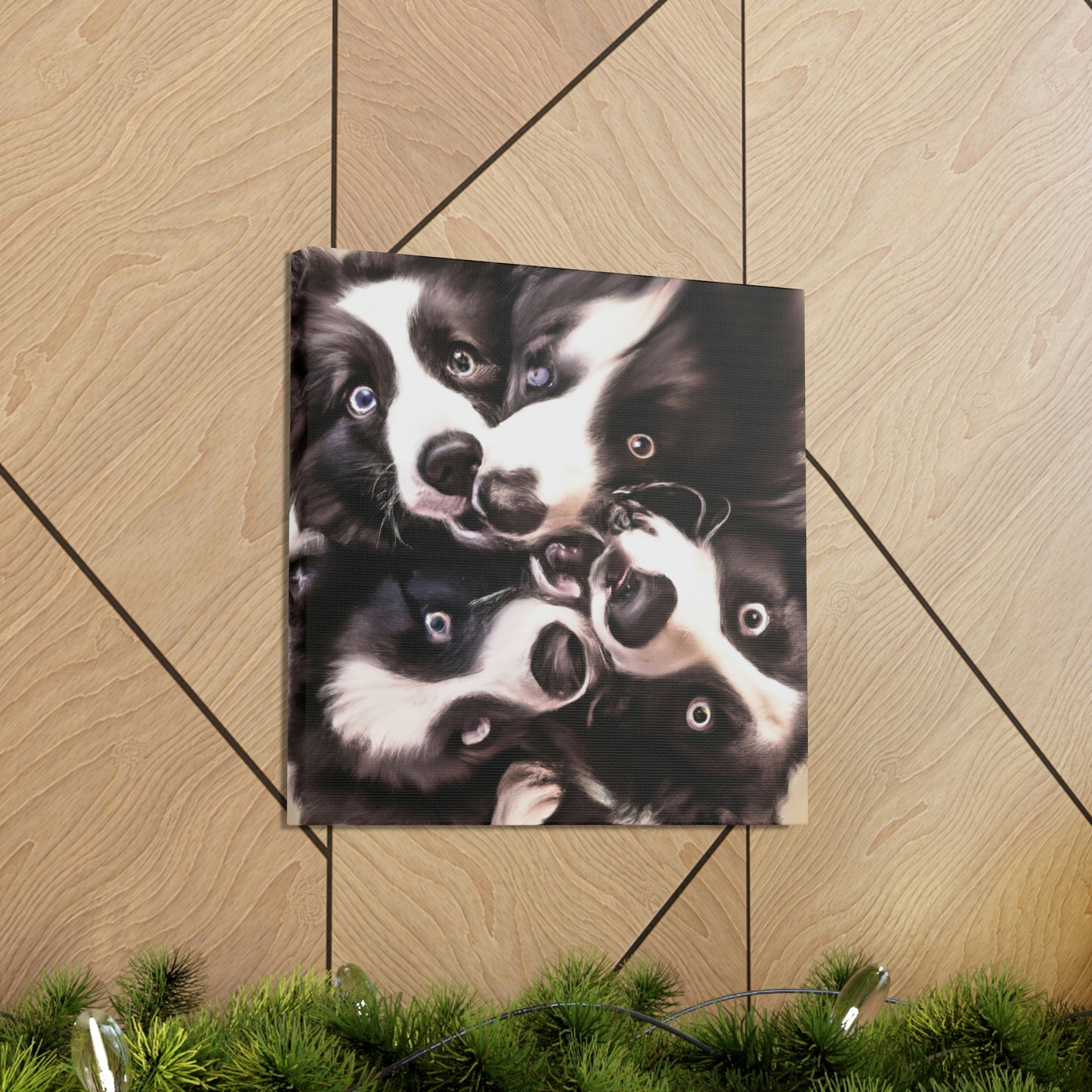 "Border Collie Dreamscape" - Canvas