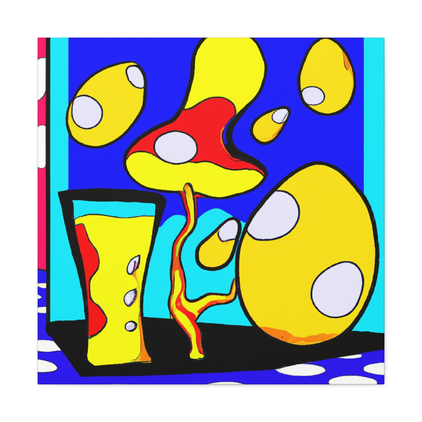 Eggs in Technicolor - Canvas