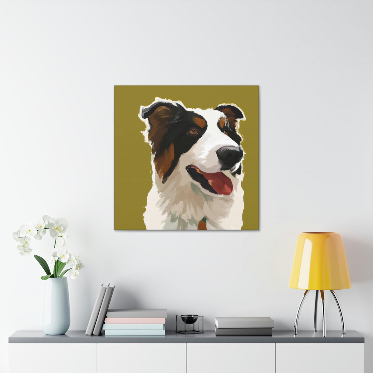 "Border Collie Simplicity" - Canvas