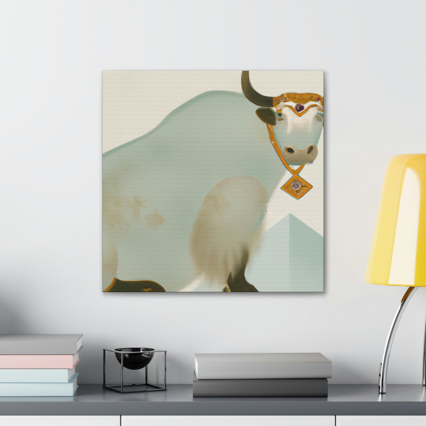 "Yak in Art Deco". - Canvas