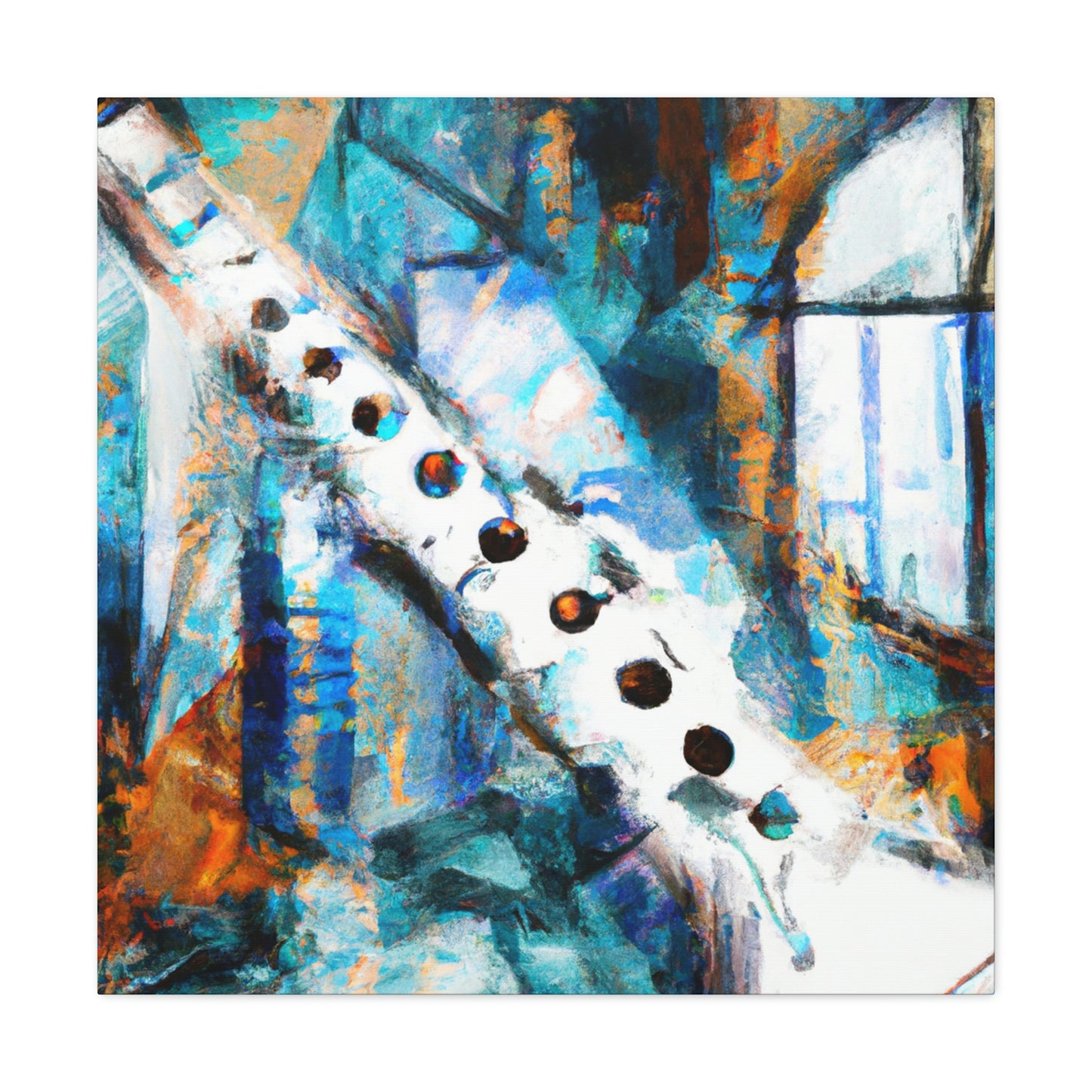 "Flute of Expressionism" - Canvas