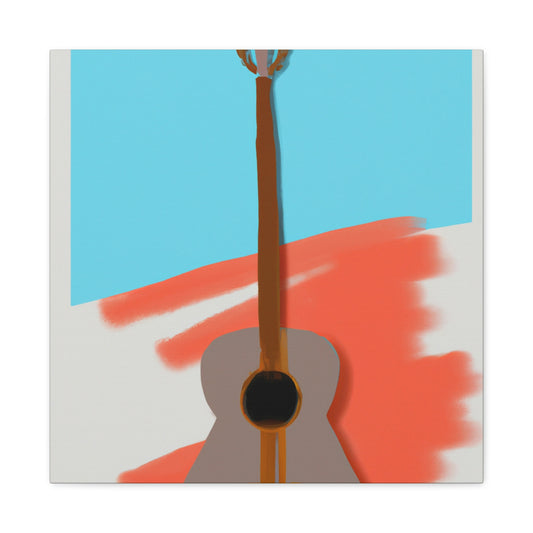 Guitar of Minimalism - Canvas