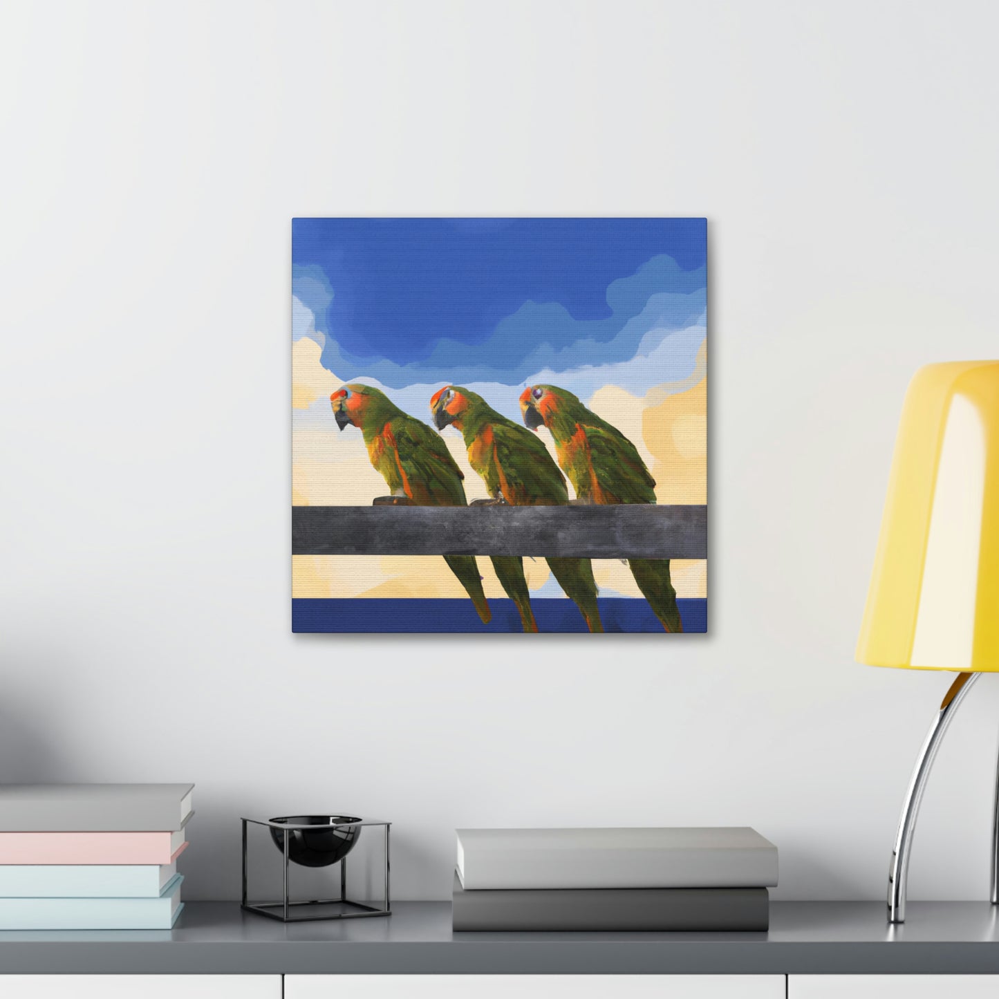 Parrots in Revelations - Canvas