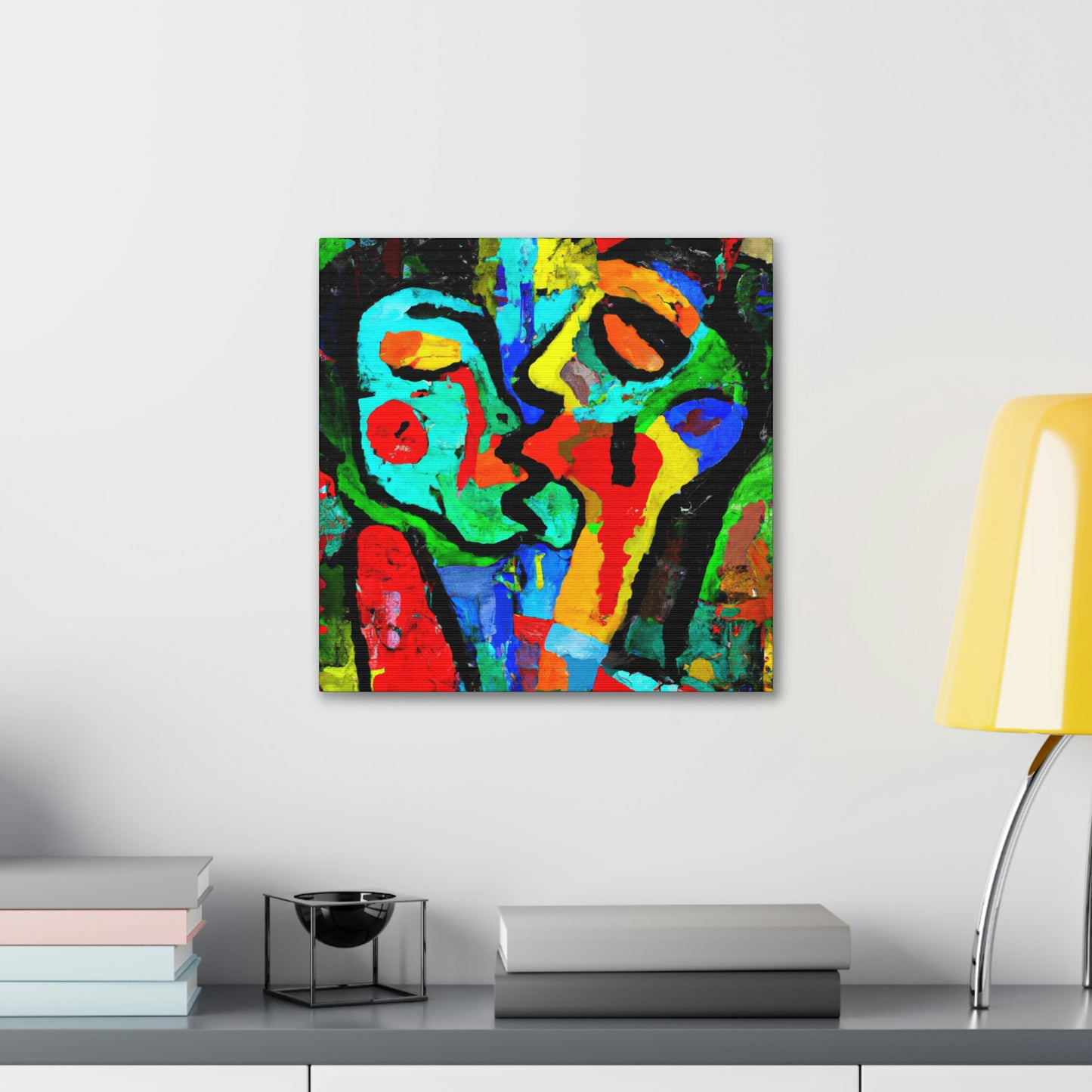 Love's Ardent Embrace - Canvas