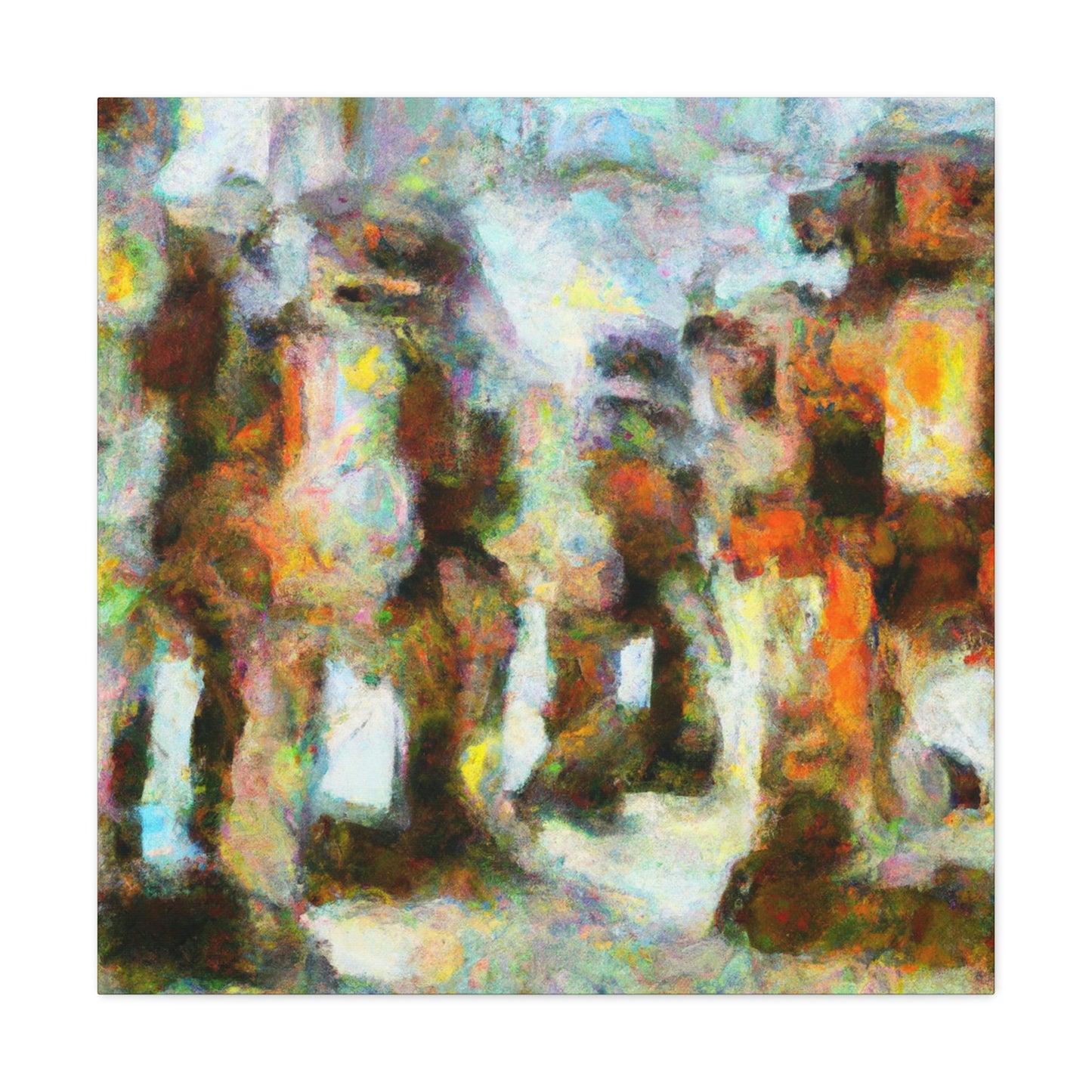 Robots of Impressionism - Canvas