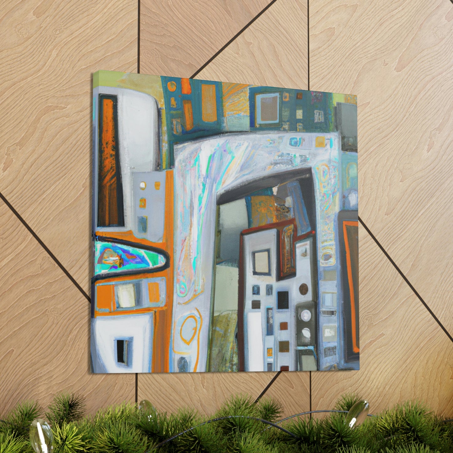 "Urban Vibrancy 1940s" - Canvas